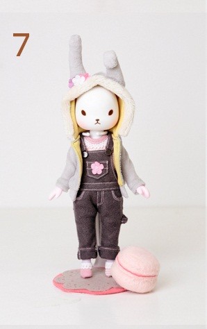 Macaroon Rabbit? Rose Kuma-bolo (Harvest Festival Usaggie Custom Doll), Petworks, Action/Dolls